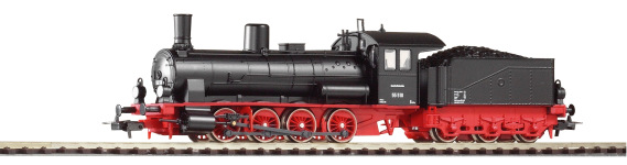 PIKO 57550 - H0 - Schlepptenderlok BR 55 (G7.1) der DB; Ep. III